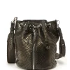 SISTA PARIS Sac Amber Cuir Python Noir 26