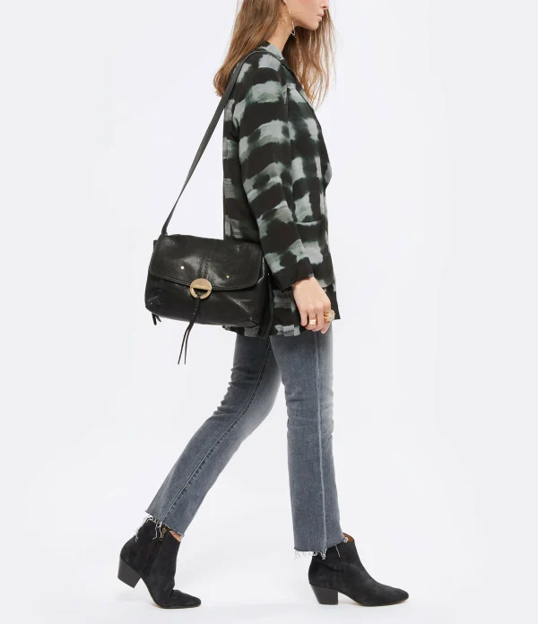 VANESSA BRUNO Sac Crossbody GM Cuir Agneau Noir 7