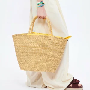 MUUN Panier G Naturel Jaune 17