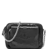 CLARIS VIROT Sac Big Charly Python Chaîne Argentée Noir 22