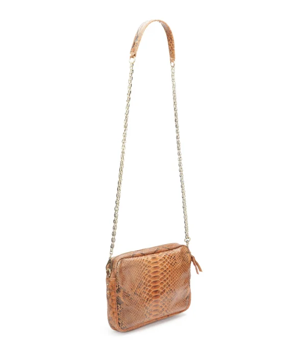 en ligne vente CLARIS VIROT Sac Big Charly Python Moka 3