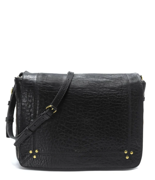 JEROME DREYFUSS Sac Igor Cuir Bubble Noir 1