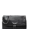 ZADIG & VOLTAIRE Sac Rocky Cuir Grainé Noir 20