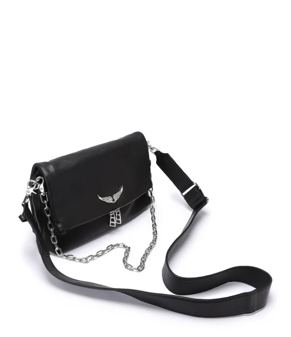 ZADIG & VOLTAIRE Sac Rocky Cuir Grainé Noir 3