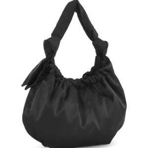 GANNI Sac Hobo Medium Recyclé Noir 6