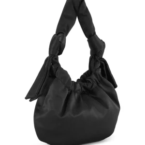 GANNI Sac Hobo Small Recyclé Noir 6