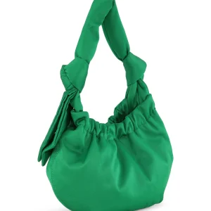 GANNI Sac Hobo Small Recyclé Vert 8