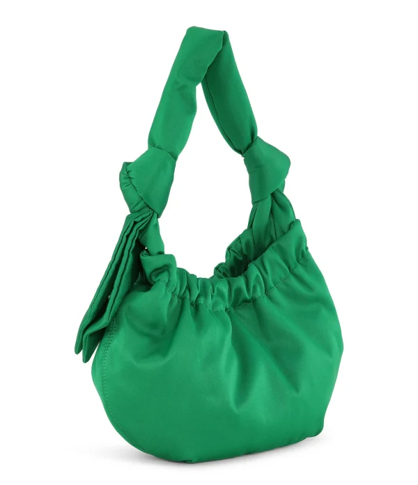 GANNI Sac Hobo Small Recyclé Vert 3