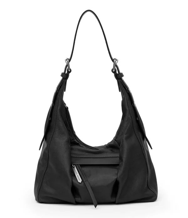 ISABEL MARANT Sac Mini Niamey Cuir Agneau Noir Argenté 1