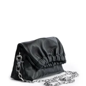 Livraison gratuite ZADIG & VOLTAIRE Sac Rockyssime XS Cuir Noir 9