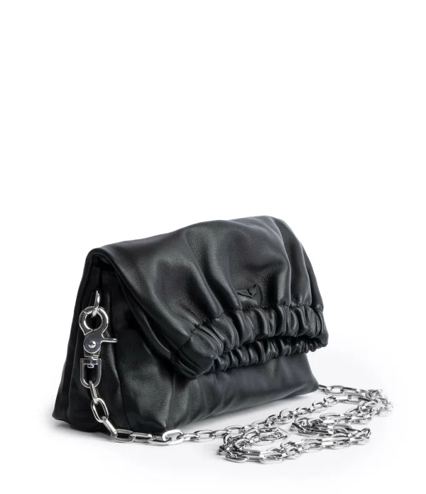 Livraison gratuite ZADIG & VOLTAIRE Sac Rockyssime XS Cuir Noir 3