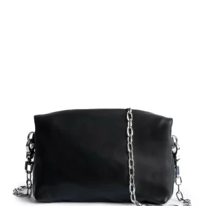 Livraison gratuite ZADIG & VOLTAIRE Sac Rockyssime XS Cuir Noir 11