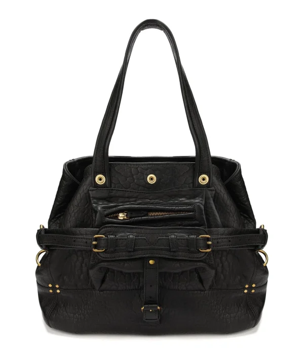 JEROME DREYFUSS Sac Billy M Cuir Bubble Noir 1