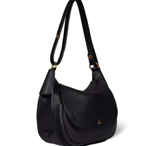 JEROME DREYFUSS Sac Philippe Cuir Grainé Noir Brass 12