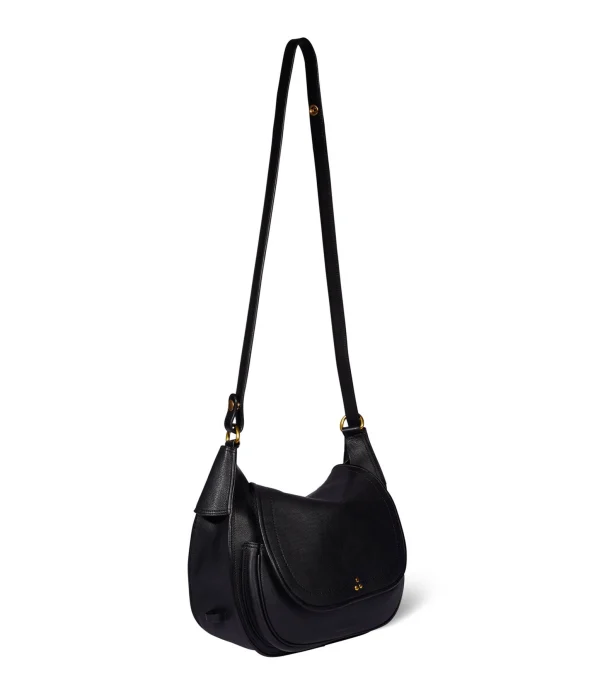 JEROME DREYFUSS Sac Philippe Cuir Grainé Noir Brass 5