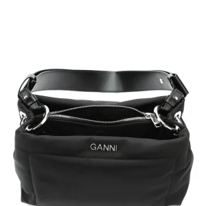 GANNI Sac Pillow Grand Modèle Noir 12