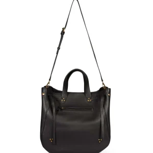 JEROME DREYFUSS Sac Marius Cuir Grainé Noir Brass 11