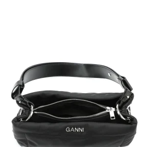 GANNI Sac Baguette Recyclé Noir 12