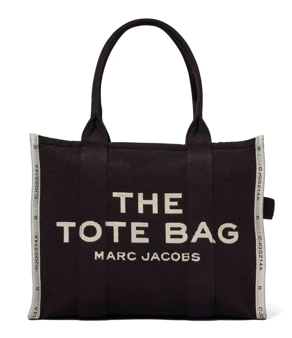 MARC JACOBS Sac The Large Tote Coton Noir 1