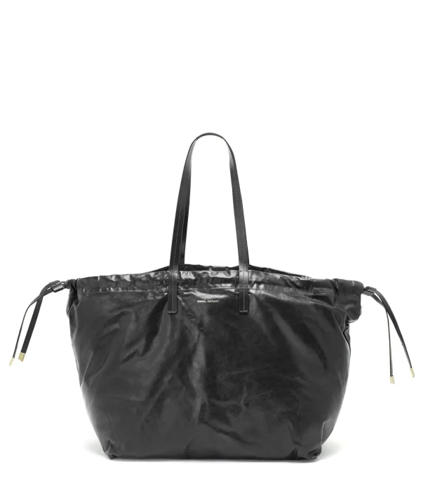 dernière tendance ISABEL MARANT Sac Chagaar Cuir Noir 1