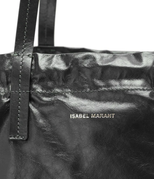 dernière tendance ISABEL MARANT Sac Chagaar Cuir Noir 5