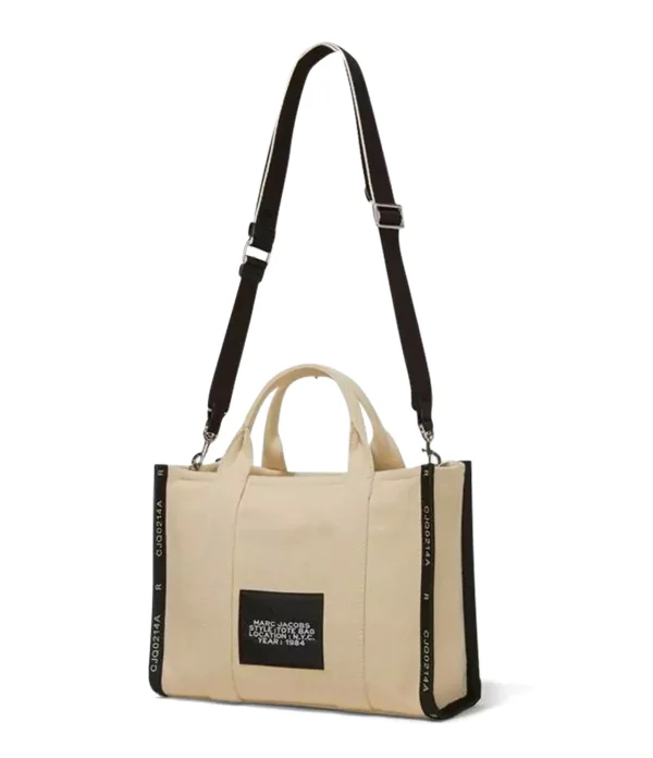 Livraison internationale MARC JACOBS Sac The Medium Tote Coton Warm Sand 3