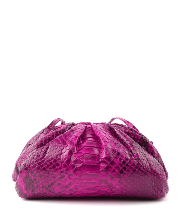 SISTA PARIS Sac Baby Uniq Cuir Souple Python Pink Devil 1