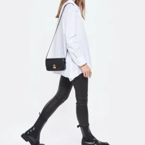 ZADIG & VOLTAIRE Sac ZV Initiale Le Mini Cuir Noir 18