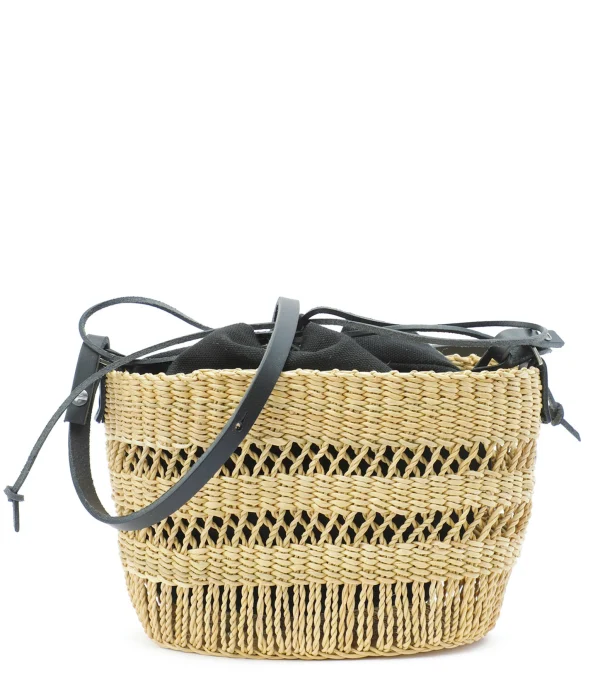 MUUN Panier Mini Minette Naturel Noir 1