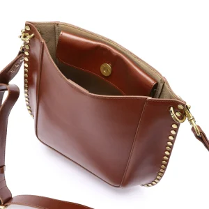 ISABEL MARANT Sac Oskan Cuir Cognac 15