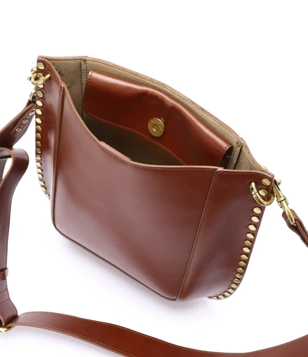 ISABEL MARANT Sac Oskan Cuir Cognac 5