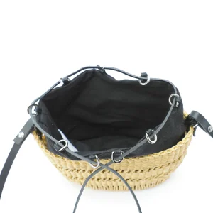 MUUN Panier Mini Minette Naturel Noir 12