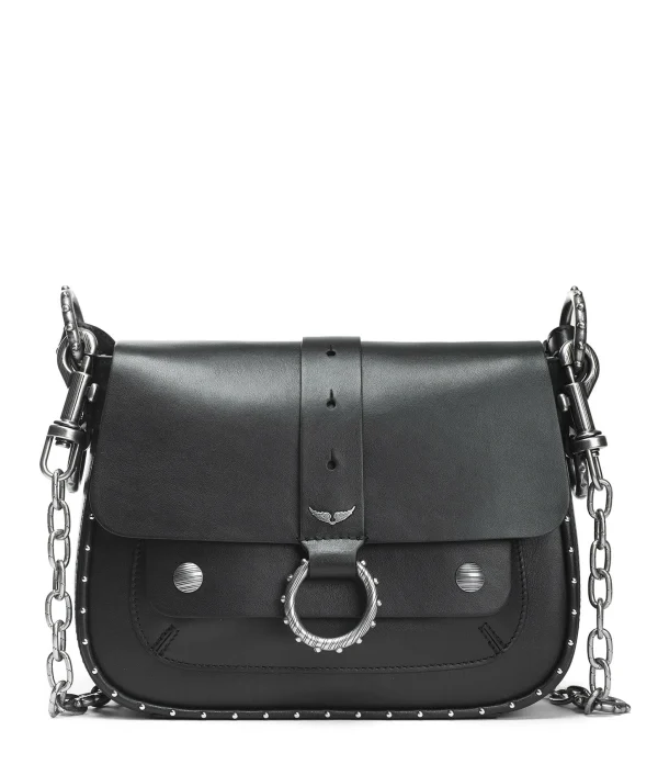 Sac Kate Cuir Noir, Collaboration Zadig & Voltaire X Kate Moss De Qualité 1