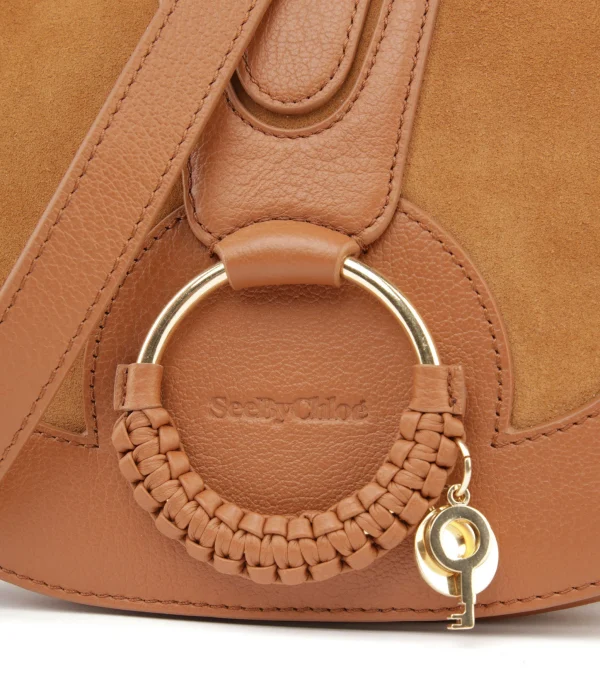 SEE BY CHLOE Sac Hana Double Cuir Caramel 5