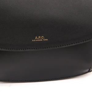 A.P.C. Sac Sarah Épaule Sangle Mini Cuir Noir 14