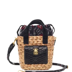 CLARIS VIROT Panier Joe Cuir Noir 9