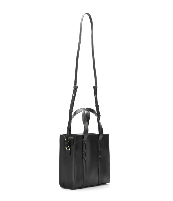 ZADIG & VOLTAIRE Sac ZV Initiale Le Small Cuir Noir marques pas cher 3