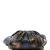 SISTA PARIS Sac Big Uniq Cuir Souple Python Butterfly Blue 19